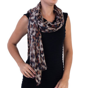 Franco Ferrari Scarf Women Dark Gray